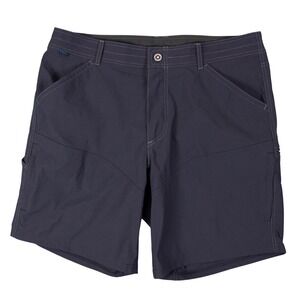 Kuhl Renegade Cargo Shorts Mens 38 Koal Nylon Stretch Hiking Outdoor 5121